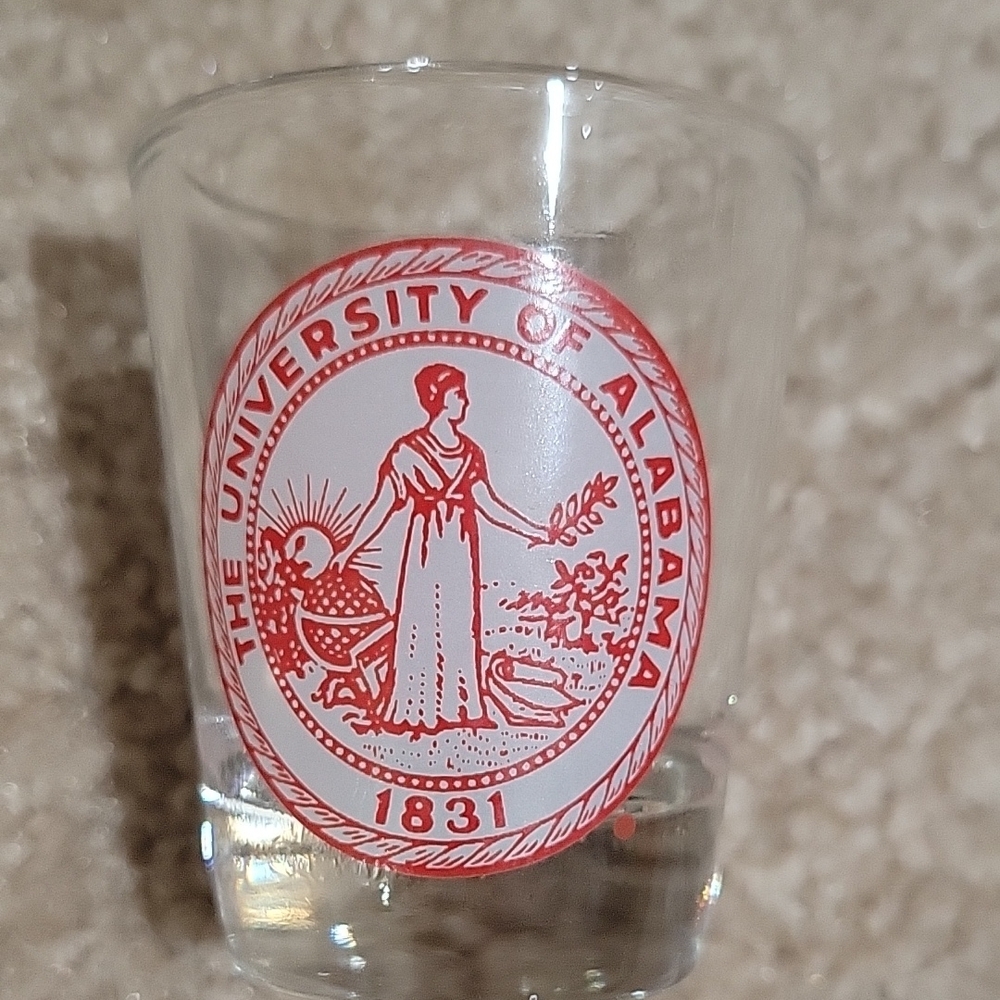 FREE W ANY PURCHASE! University of Alabama Shot Glass